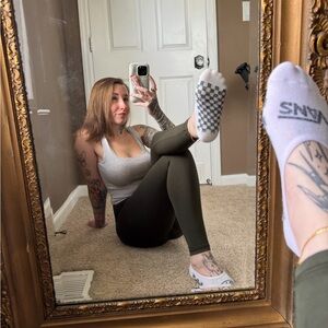 White Checkered Vans Socks